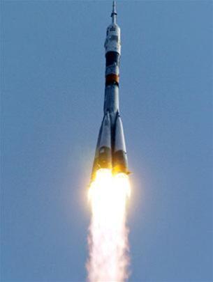 Tàu được phóng lên từ sân bay vũ trụ Baikonur