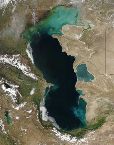 Hồ lớn nhất thế giới - Caspian Sea