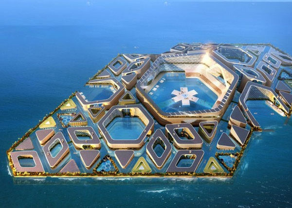 Tuyển tập dự án thành phố hoành tráng “trên trời dưới biển” 