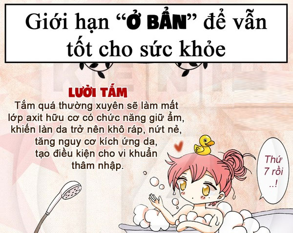 Giới hạn của việc "ở bẩn" để không ảnh hưởng tới sức khỏe